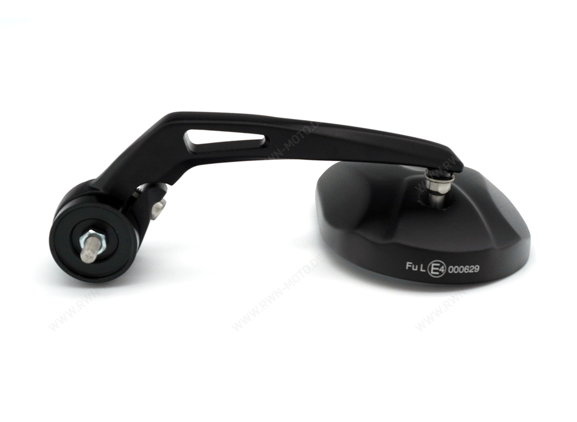Rétroviseur final de guidon, noir pour Moto Guzzi V7 850 2021-