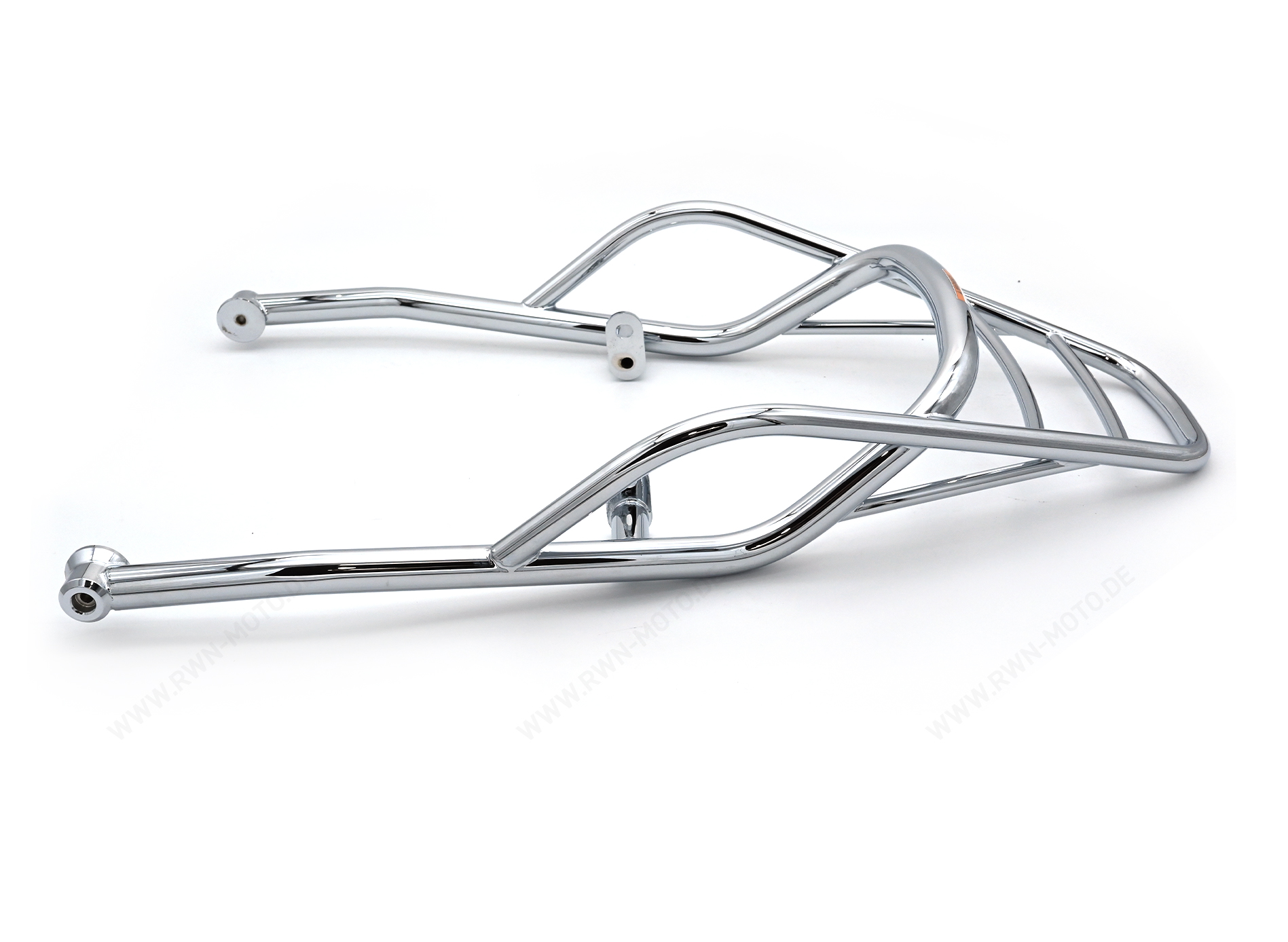 Porte-bagages arrière, chromé, fixe pour Moto Guzzi V7 850 2021-