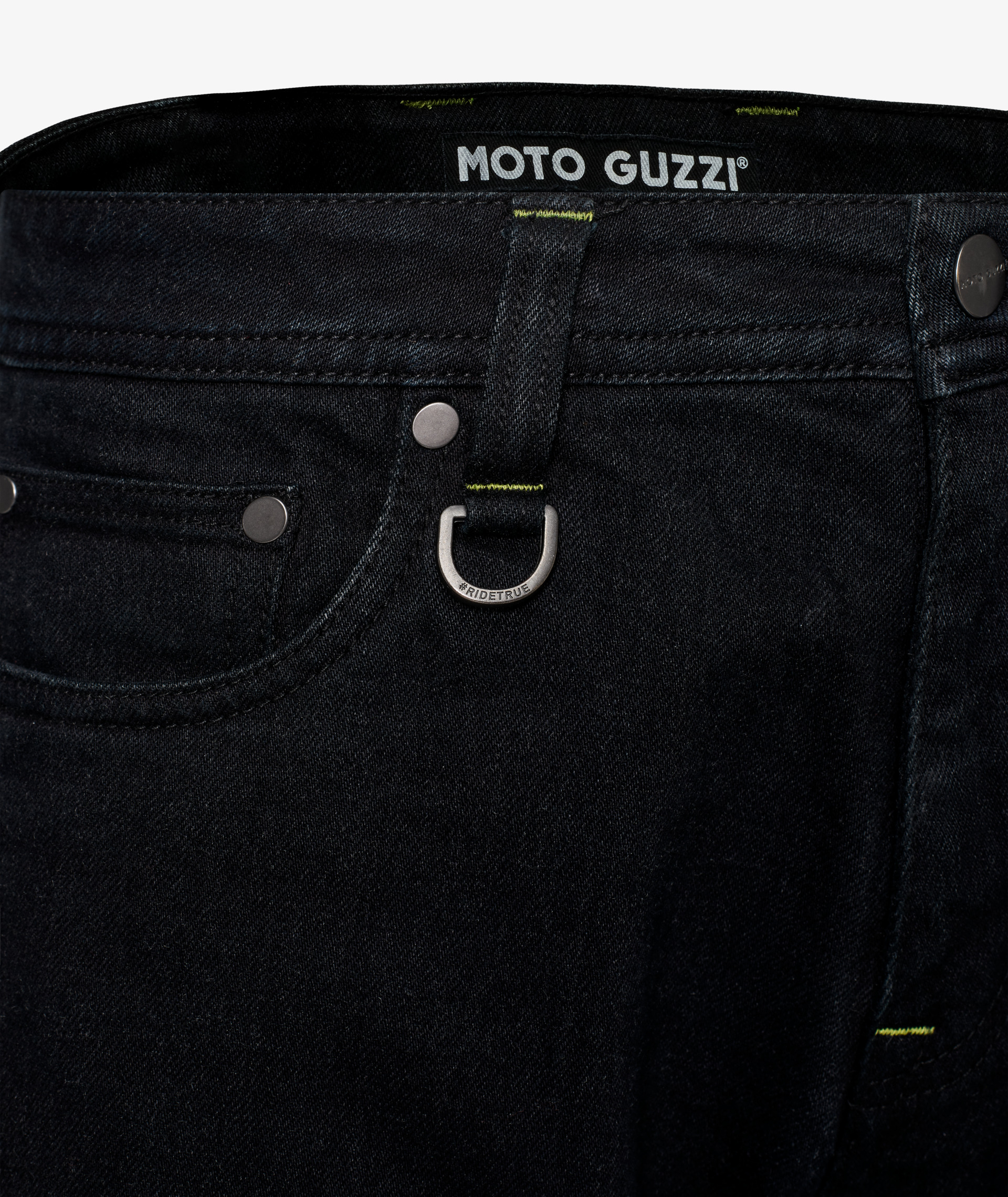 Pantalon en denim Moto Guzzi pour homme « Contrail » avec protections