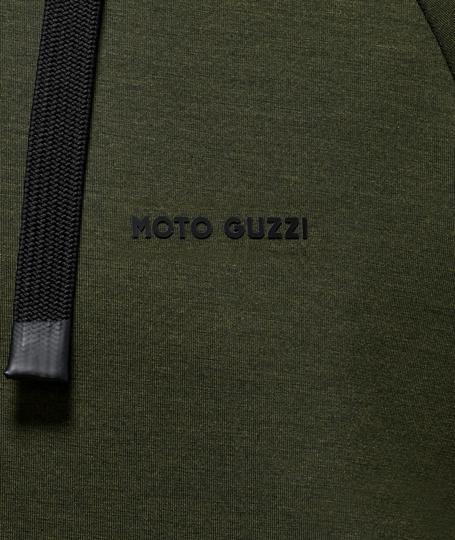Sweat à capuche unisexe "Moto Guzzi Essential" vert