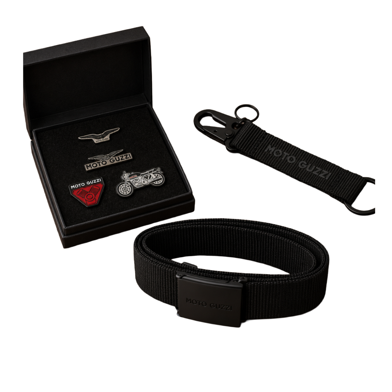 Pack de produits dérivés Moto Guzzi « Black Edition »
