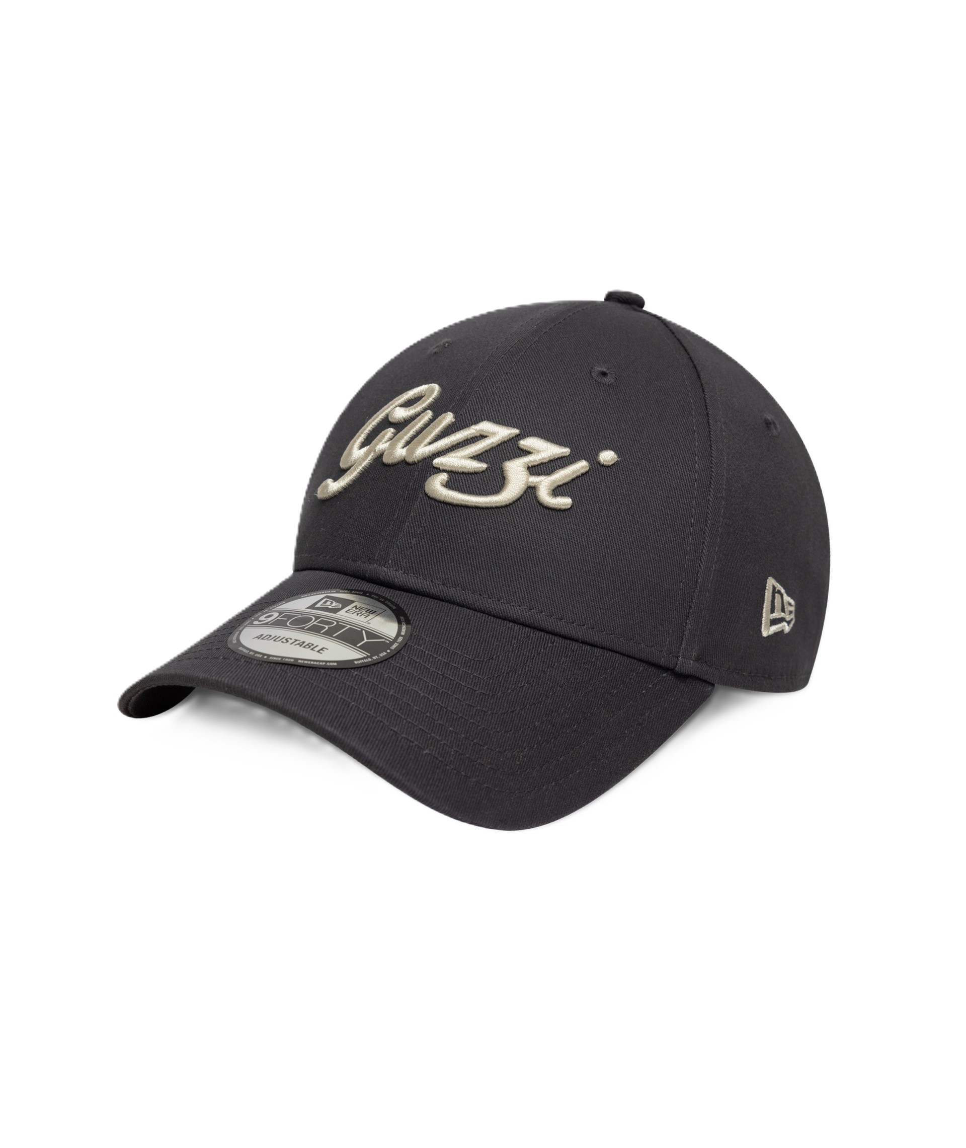 Casquette de baseball Moto Guzzi « Heritage » New Era 9Forty, grise