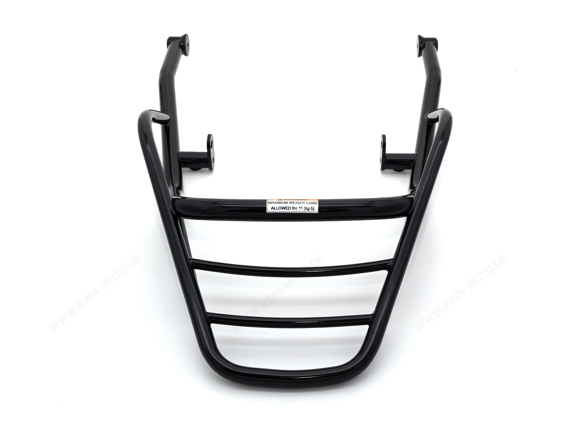 Porte-bagages arrière, noir, rigide pour Moto Guzzi V7 850 2021-