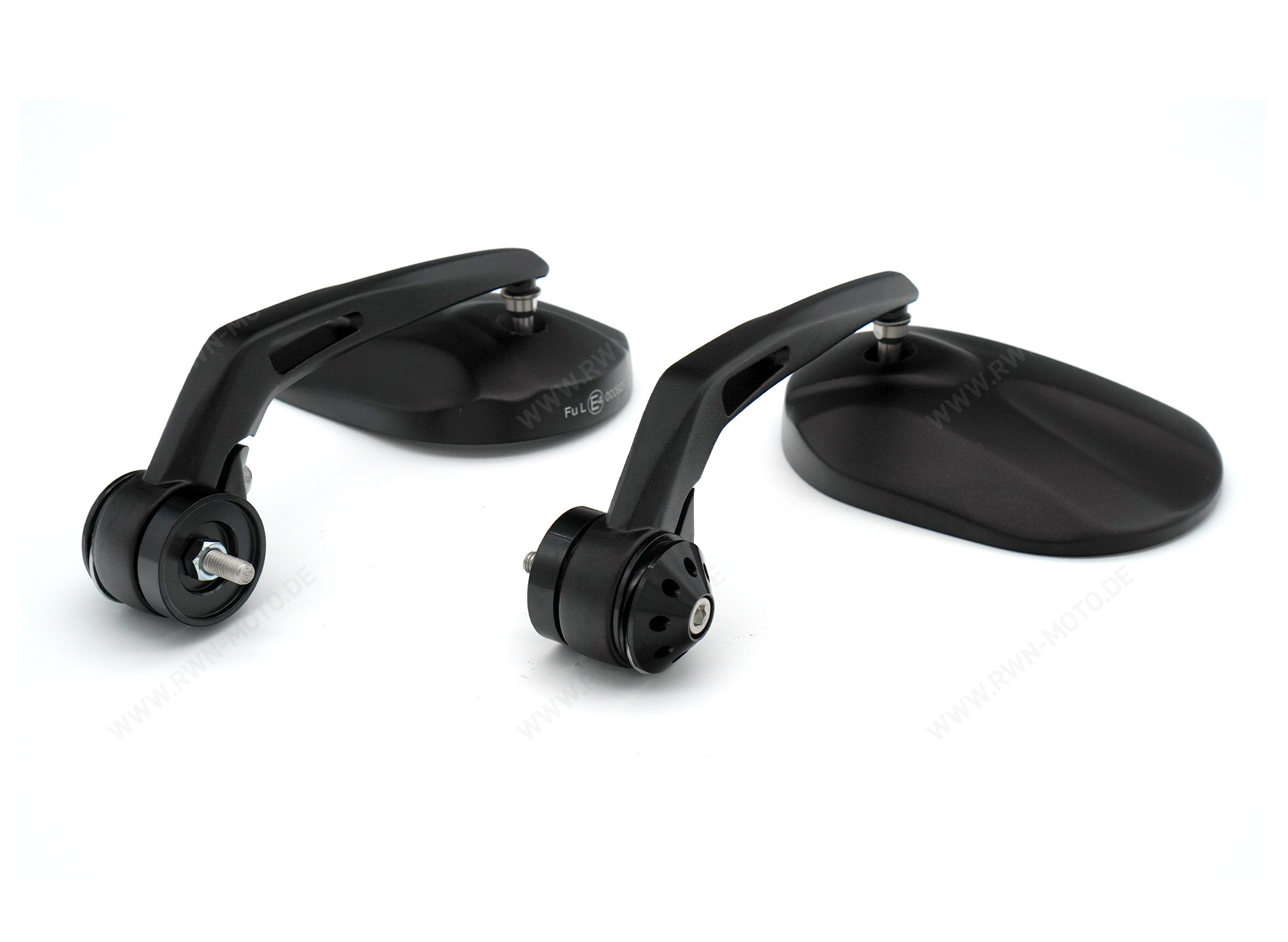 Rétroviseur final de guidon, noir pour Moto Guzzi V7 850 2021-