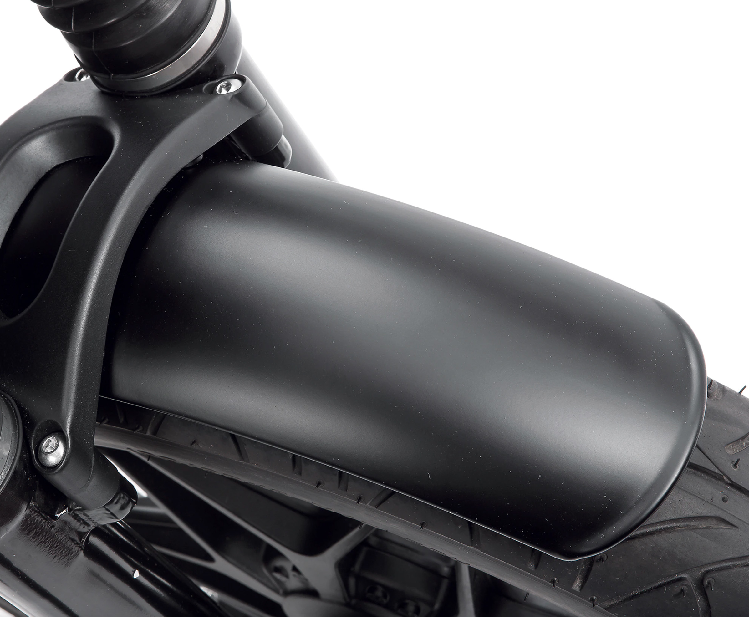 Garde-boue aluminium, la paire, noir pour Moto Guzzi V7 I+II, V7 III