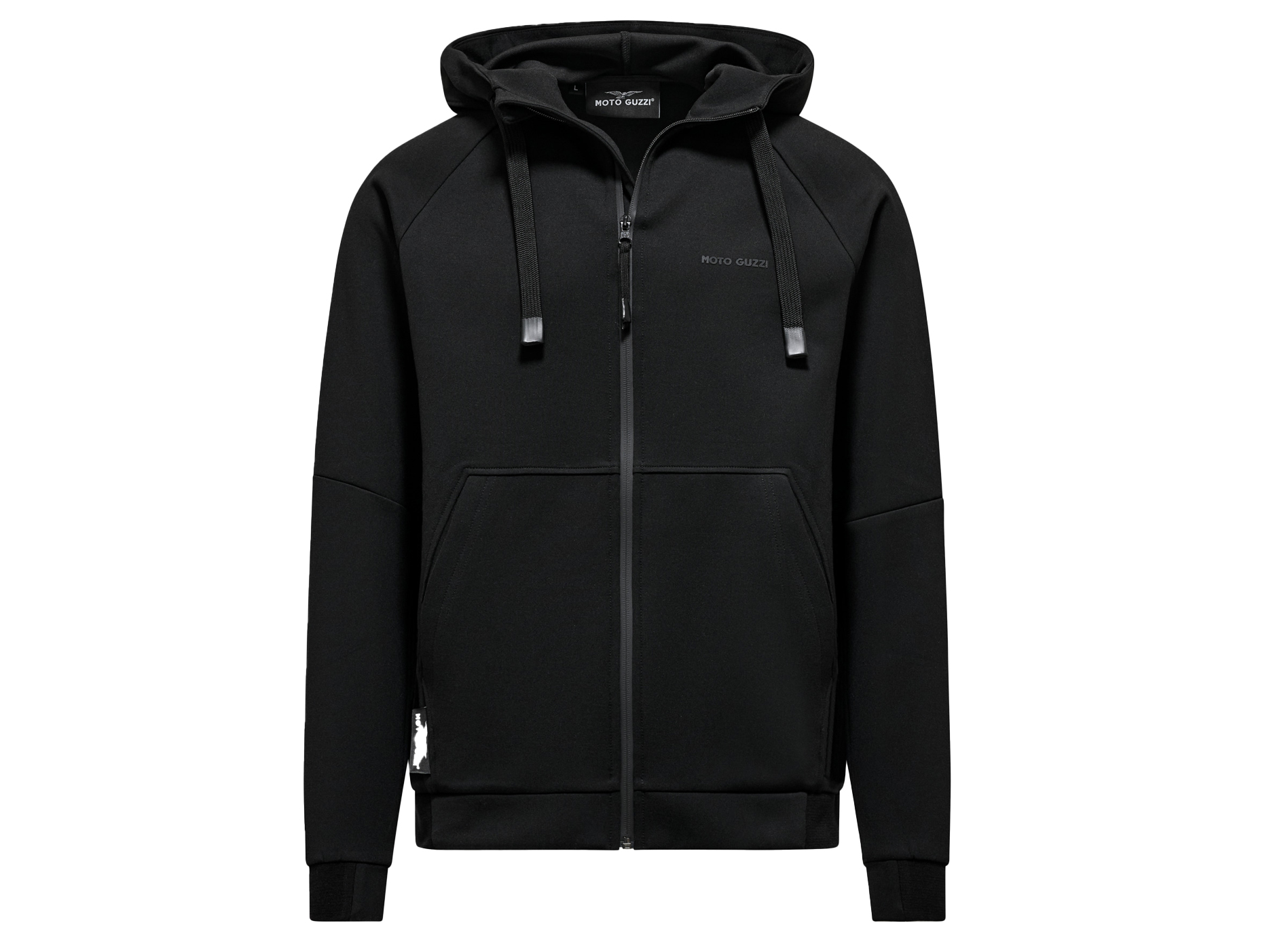 Sweat à capuche unisexe "Moto Guzzi Essential" noir