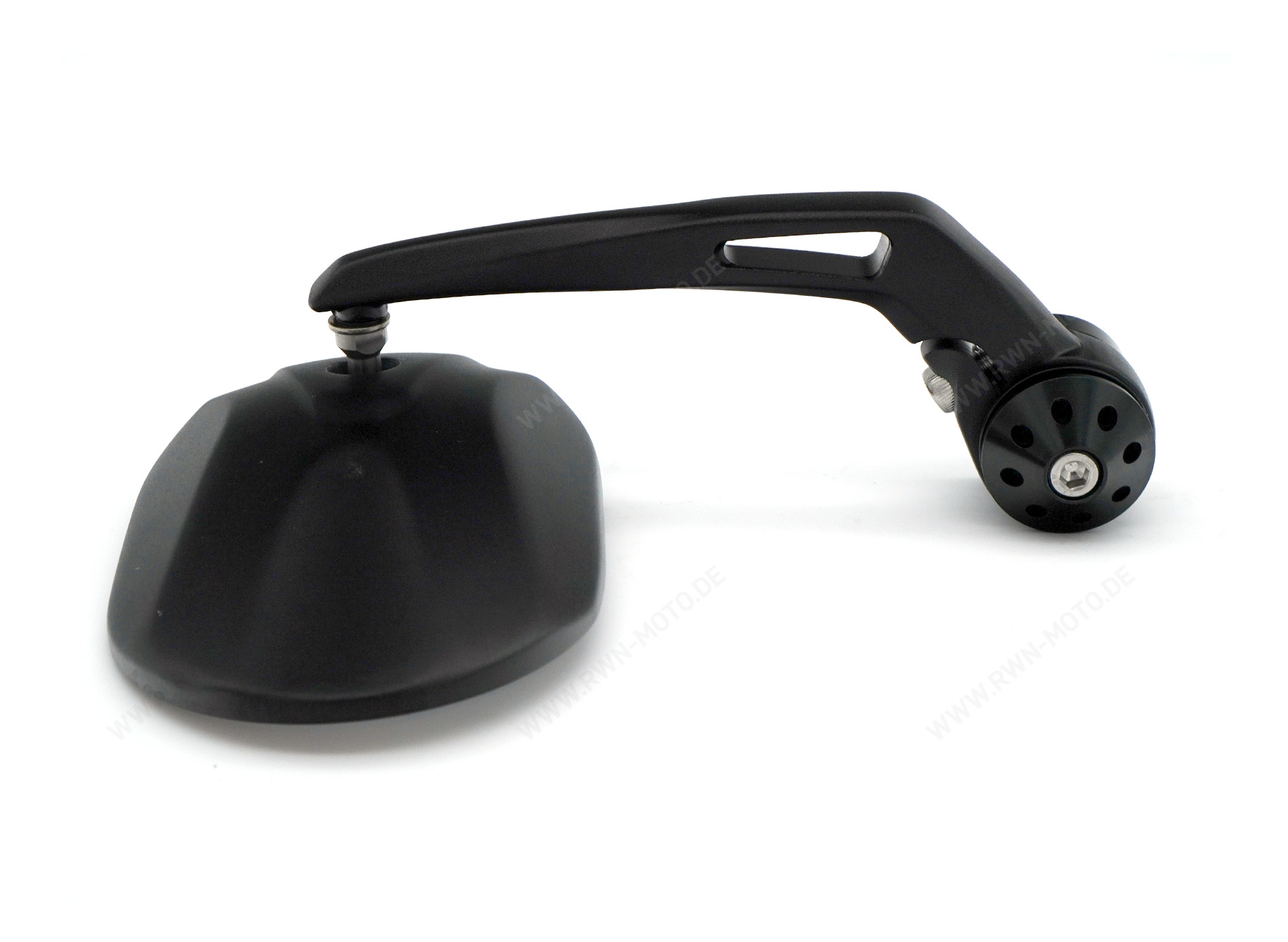 Rétroviseur final de guidon, noir pour Moto Guzzi V7 850 2021-