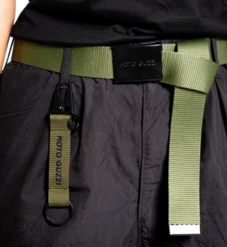Ceinture Moto Guzzi verte