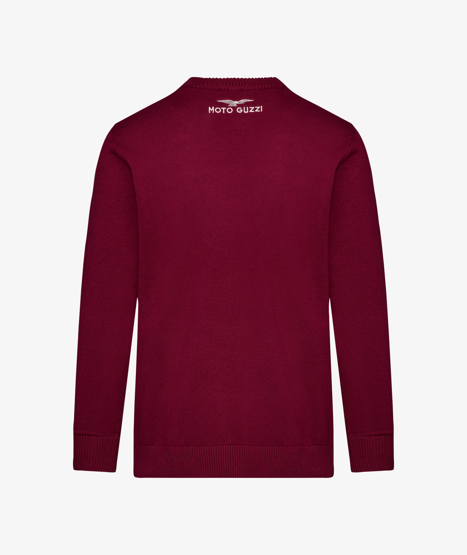Pull pour homme Moto Guzzi "Heritage" bordeaux