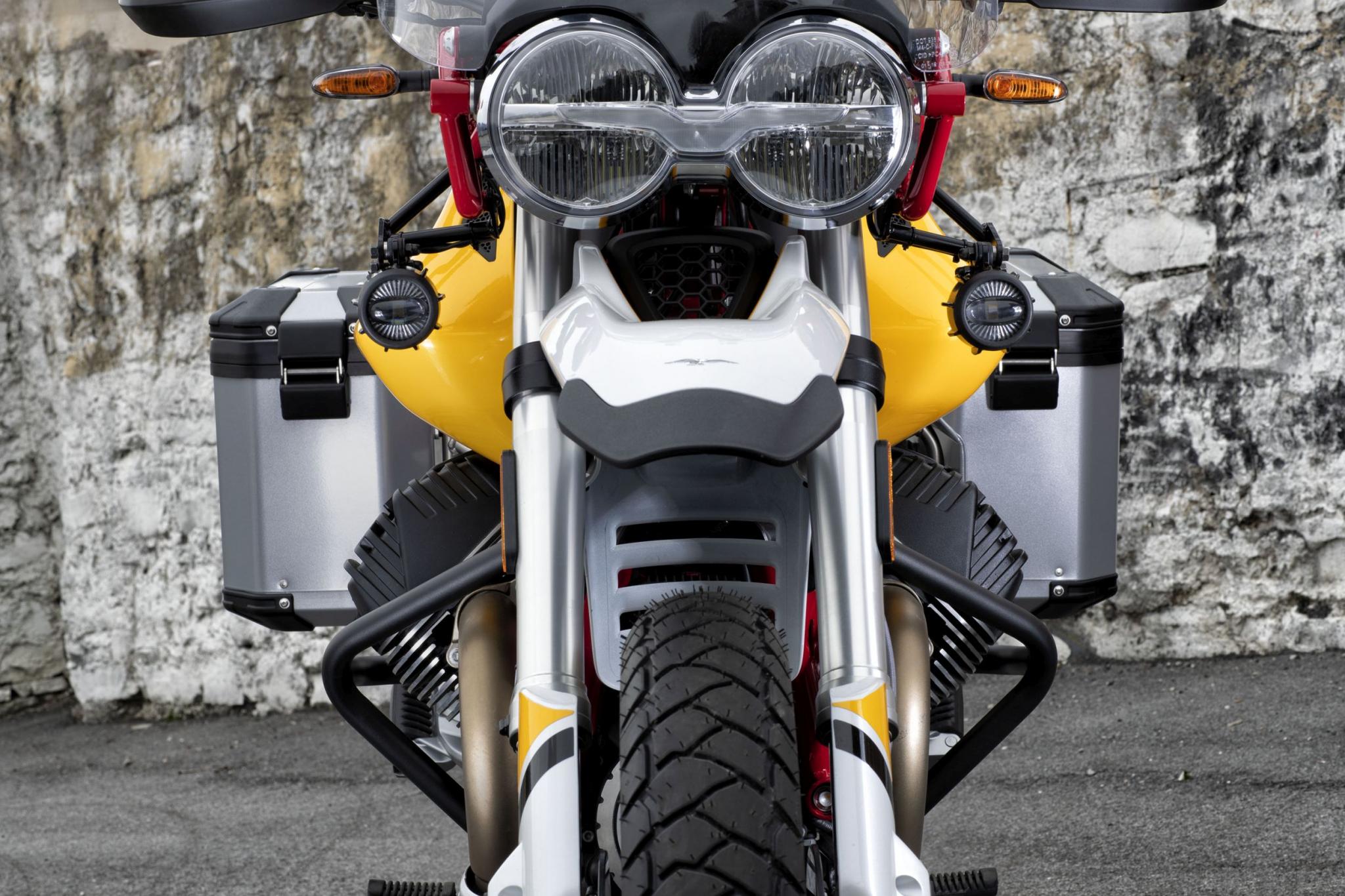 Arceau de protection moteur d'origine, noir pour Moto Guzzi V85 TT