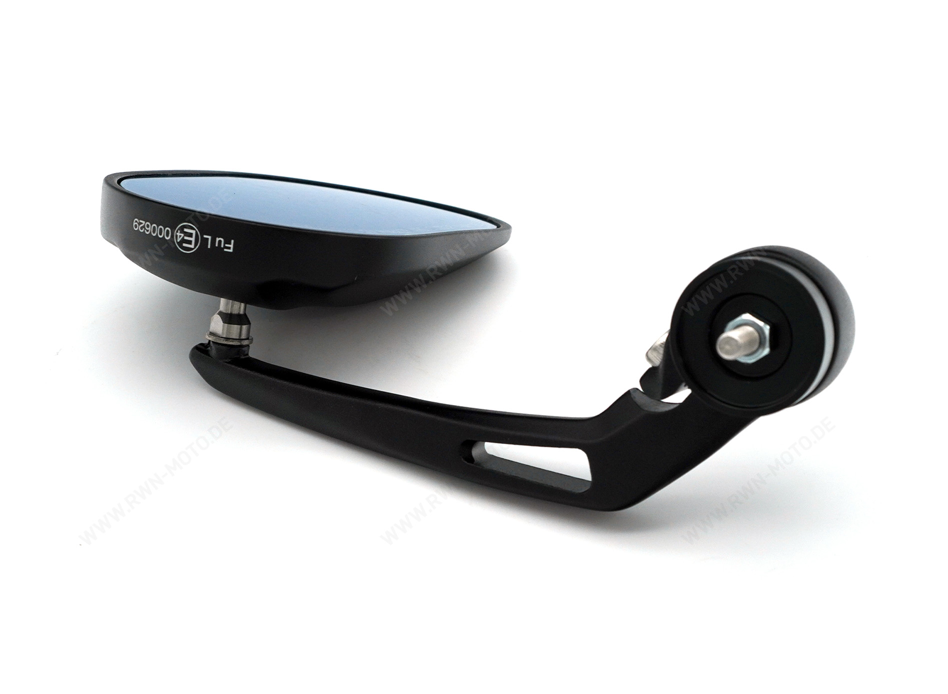 Rétroviseur final de guidon, noir pour Moto Guzzi V7 850 2021-
