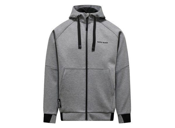 Sweat à capuche unisexe "Moto Guzzi Essential" gris