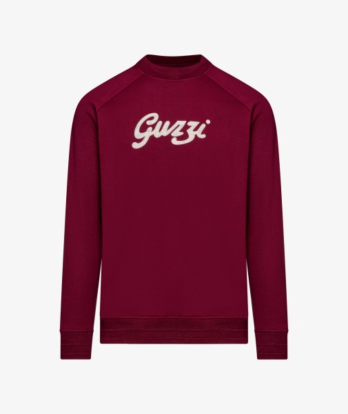 Sweat-shirt Moto Guzzi unisexe "Heritage" bordeaux