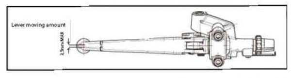 Levier d'embrayage original V85 TT 2020-2024