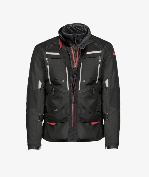 Veste Moto Guzzi "Adventure Touring" noire incl. protections