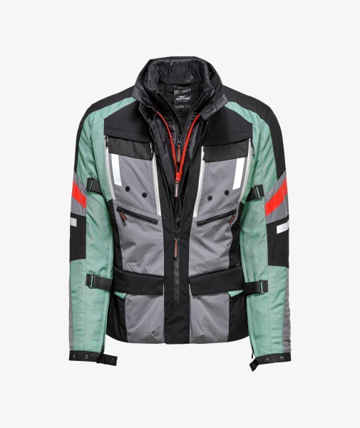 Veste Moto Guzzi "Adventure Touring" vert incl. protections